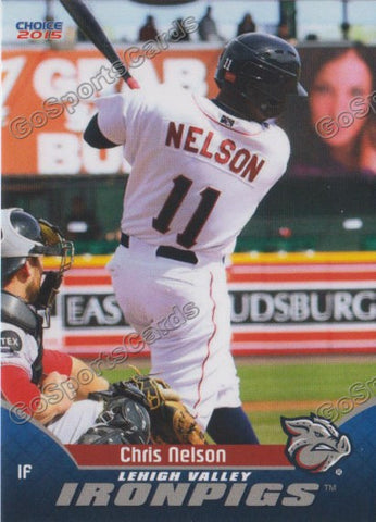 2015 Lehigh Valley IronPigs Chris Nelson 1st