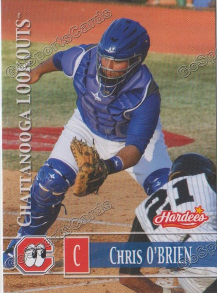 2014 Chattanooga Lookouts Chris O'Brien