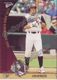 2003 Sacramento River Cats Multi-Ad Chris Prieto