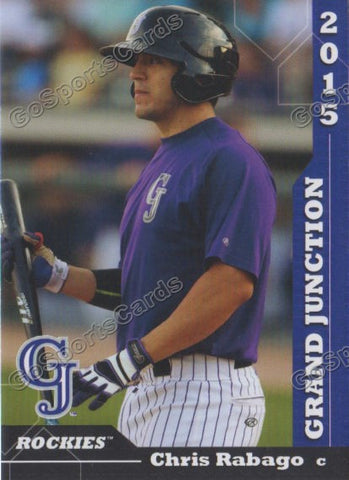 2015 Grand Junction Rockies Chris Rabago