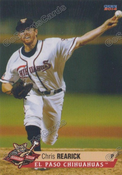2014 El Paso Chihuahuas Chris Rearick