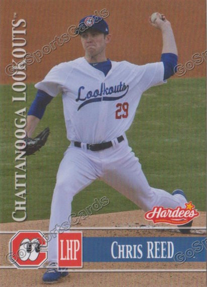 2014 Chattanooga Lookouts Chris Reed