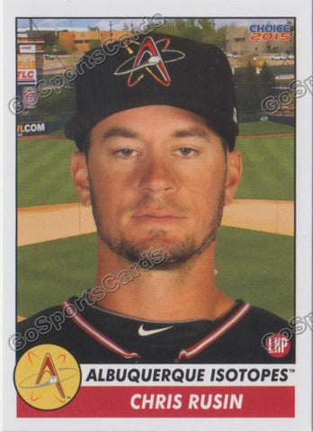 2015 Albuquerque Isotopes Chris Rusin