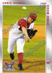2008 Orem Owlz Christian Chris Scholl