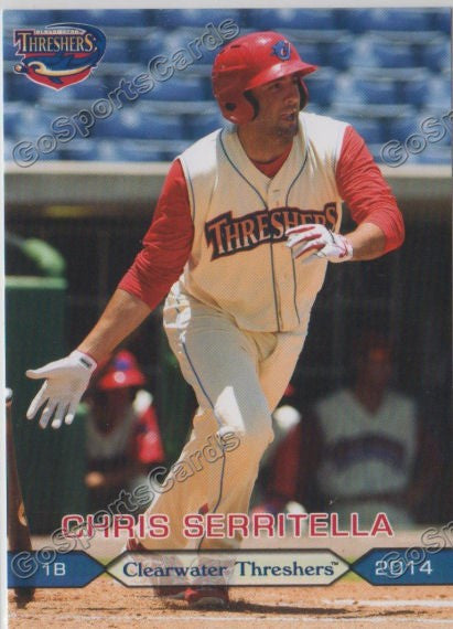 2014 Clearwater Threshers Chris Serritella