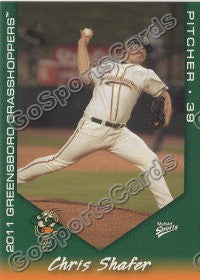 2011 Greensboro Grasshoppers Chris Shafer