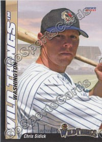 2011 Washington Wild Things Chris Sidick