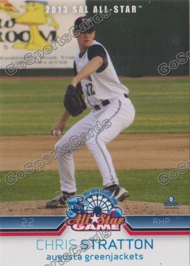 2013 South Atlantic League All Star SAL SD Chris Stratton