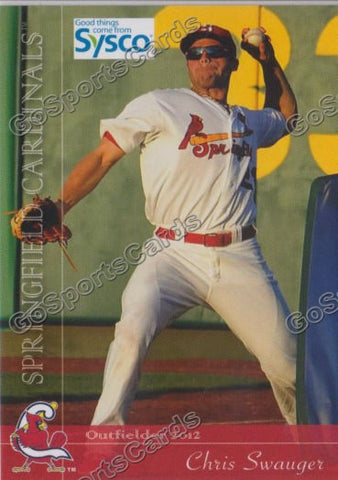2012 Springfield Cardinals SGA Chris Swauger