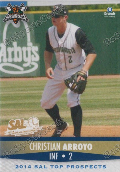 2014 South Atlantic League Top Prospect Christian Arroyo
