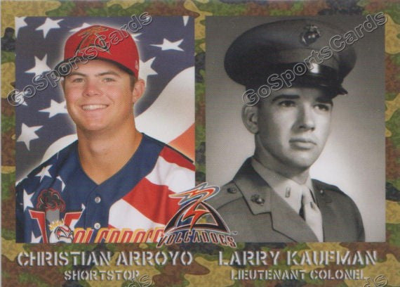 2014 Salem Keizer Volcanoes Military SGA Christian Arroyo