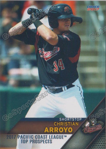 2017 Pacific Coast League Top Prospect PCL Christian Arroyo