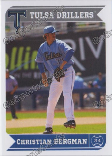 2013 Tulsa Drillers Christian Bergman