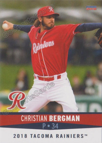 2018 Tacoma Rainiers Christian Bergman