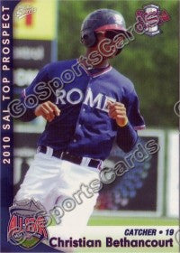 2010 South Atlantic League Top Prospects Christian Bethancourt