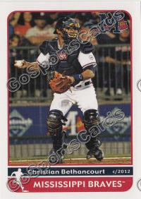 2012 Mississippi Braves Christian Bethancourt
