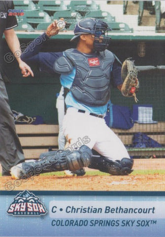 2018 Colorado Springs Sky Sox Christian Bethancourt