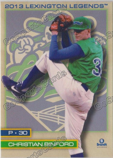 2013 Lexington Legends Christian Binford