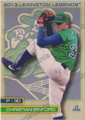 2013 Lexington Legends Christian Binford