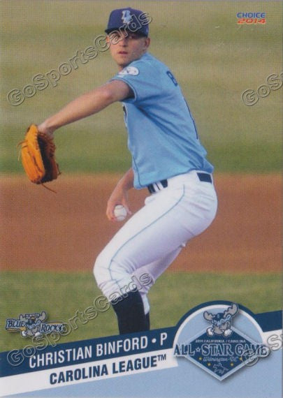 2014 Carolina League All Star Christian Binford