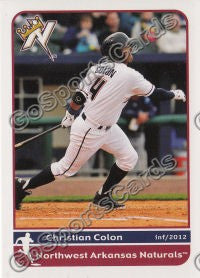 2012 Northwest Arkansas Naturals Christian Colon