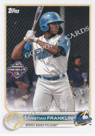 2022 Topps Pro Debut Christian Franklin PD-144