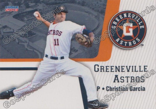 2013 Greeneville Astros Christian Garcia