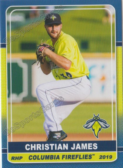 2019 Columbia Fireflies Christian James