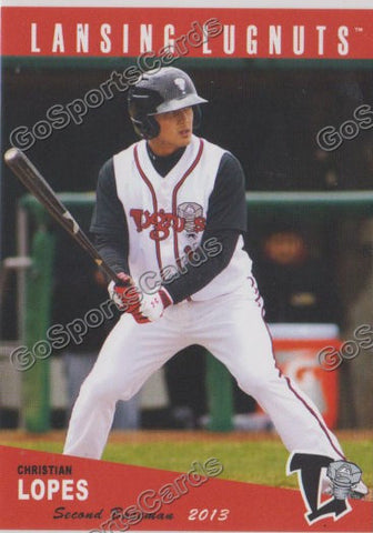 2013 Lansing Lugnuts Christian Lopes
