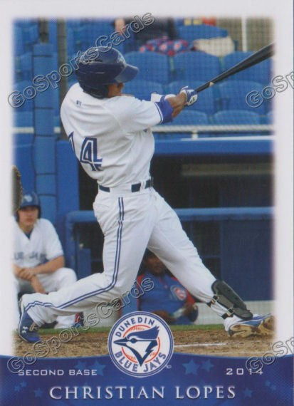 2014 Dunedin Blue Jays Christian Lopes