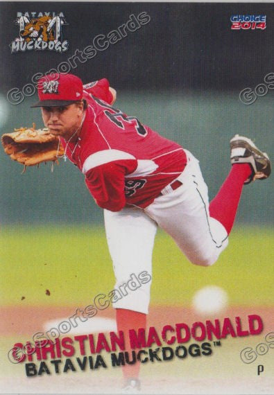 2014 Batavia Muckdogs Christian Macdonald