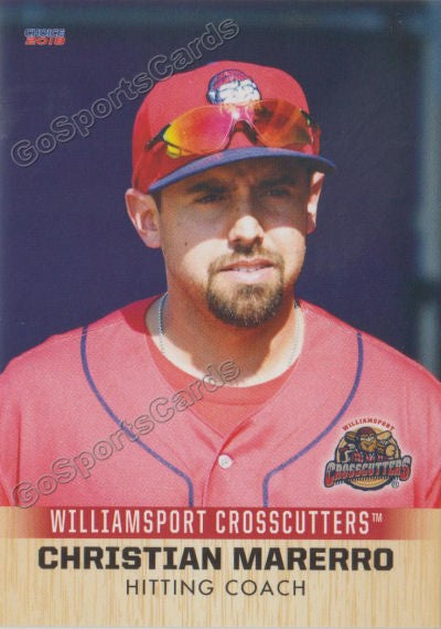 2018 Williamsport Crosscutters Christian Marrerro