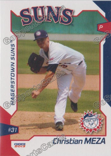 2013 Hagerstown Suns Christian Meza