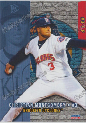 2015 Brooklyn Cyclones Christian Montgomery