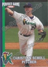 2009 Cedar Rapids Kernels Chris Christian Scholl
