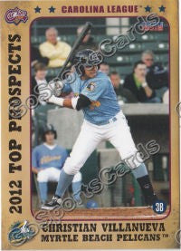 2012 Carolina League Top Prospects Christian Villanueva