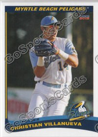 2012 Myrtle Beach Pelicans Christian Villanueva