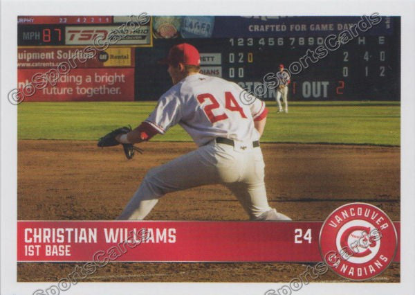 2016 Vancouver Canadians Christian Williams
