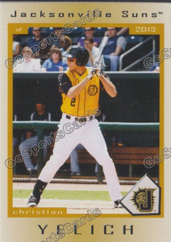 2013 Jacksonville Suns Christian Yelich
