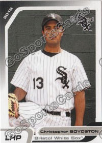 2012 Bristol White Sox Christopher Boydston