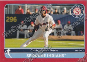 2012 Spokane Indians Christopher Garia