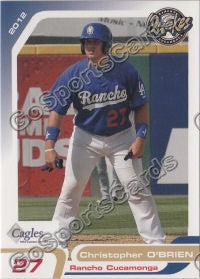 2012 Rancho Cucamonga Quakes Christopher O'Brien
