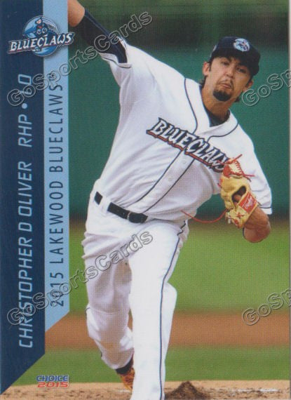 2015 Lakewood BlueClaws Christopher D Oliver