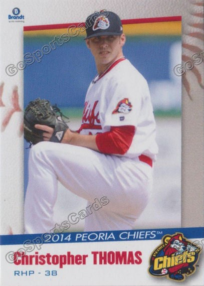 2014 Peoria Chiefs Christopher Thomas