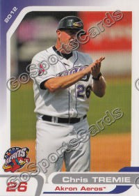 2012 Akron Aeros Chris Tremie