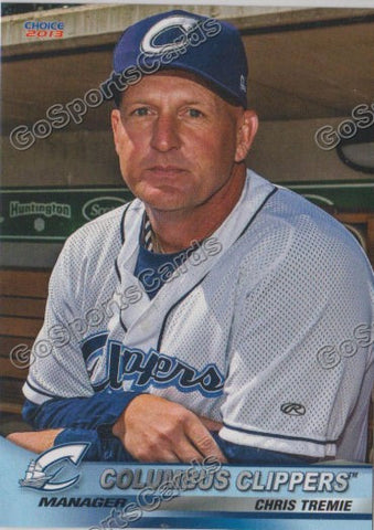 2013 Columbus Clippers Chris Tremie