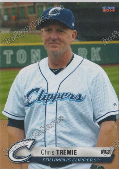 2014 Columbus Clippers Chris Tremie