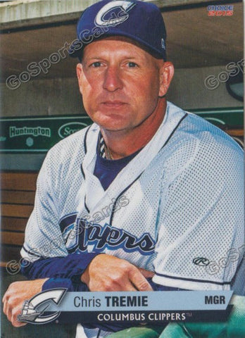 2015 Columbus Clippers Chris Tremie