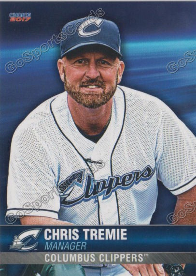2017 Columbus Clippers Chris Tremie