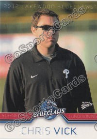 2012 Lakewood BlueClaws Chris Vick